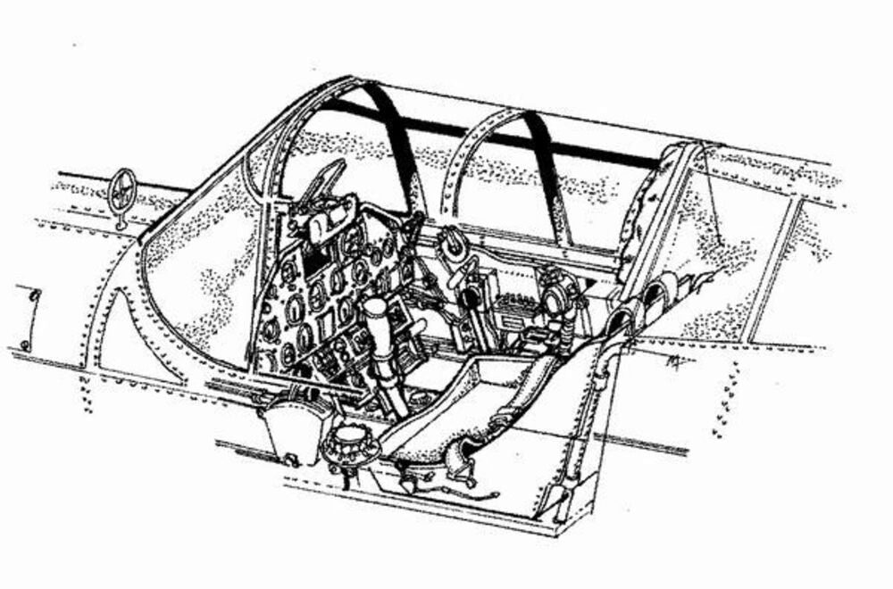 P-40 E Interior Set