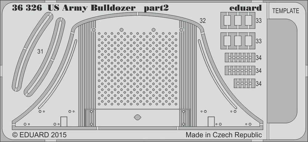 US Army Bulldozer for Mini Art