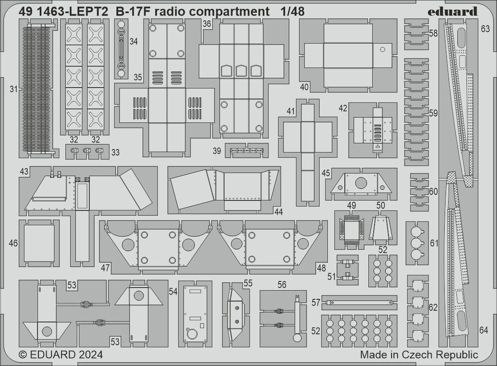 B-17F radio compartment 1/48