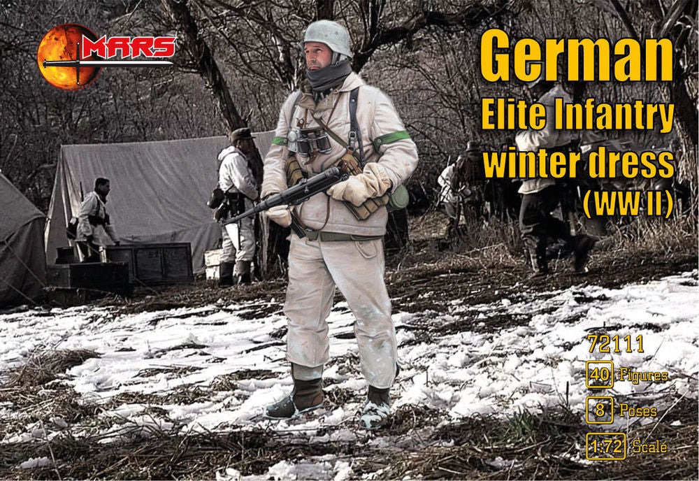 WWII German elite infantry,winter dress