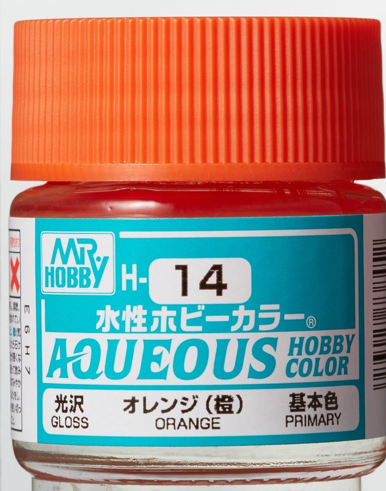 Mr Hobby -Gunze Aqueous Hobby Colors (10 ml) Orange