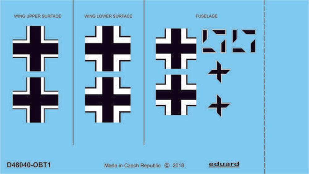 Fw 190A-2 national insignia for Eduard