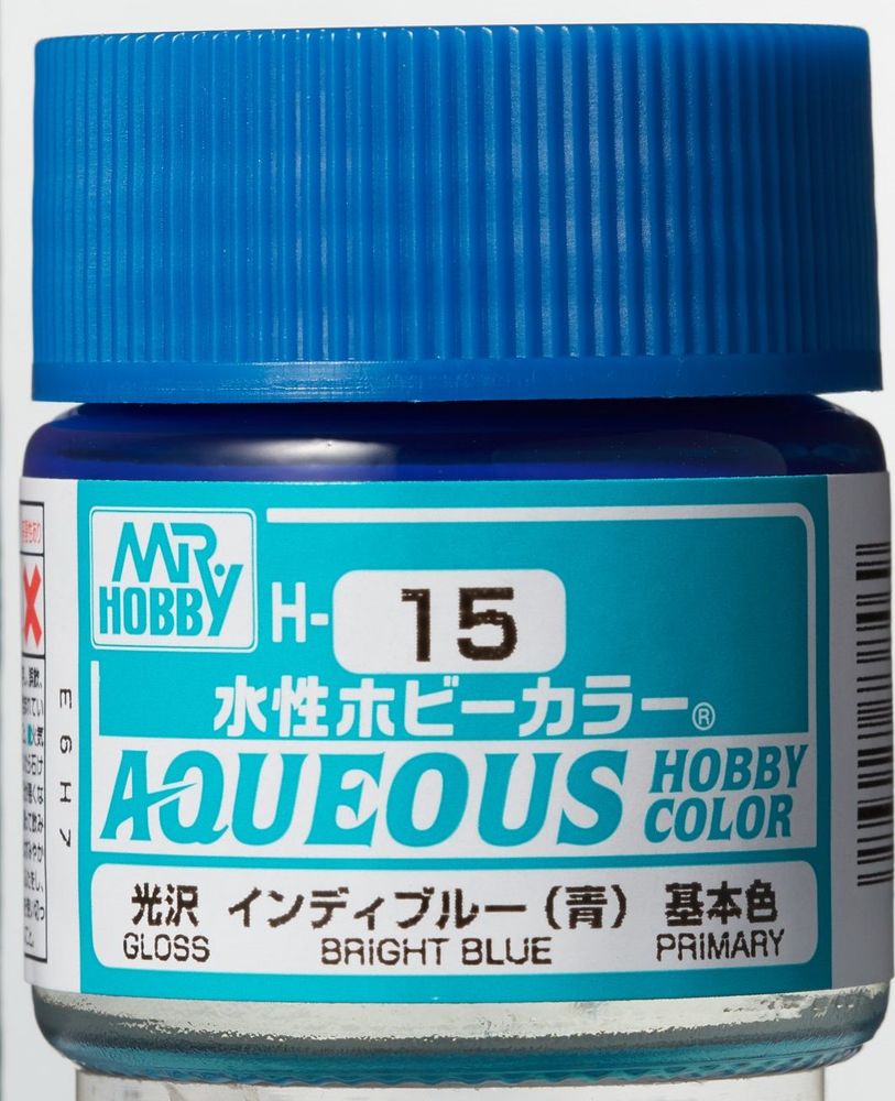 Mr Hobby -Gunze Aqueous Hobby Colors (10 ml) Bright Blue