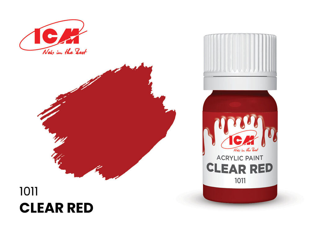 CLEAR COLORS Clear Red bottle 12 ml