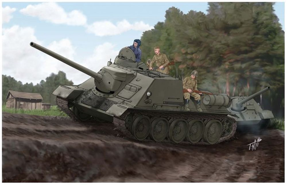 Soviet SU-100 Tank Destroyer