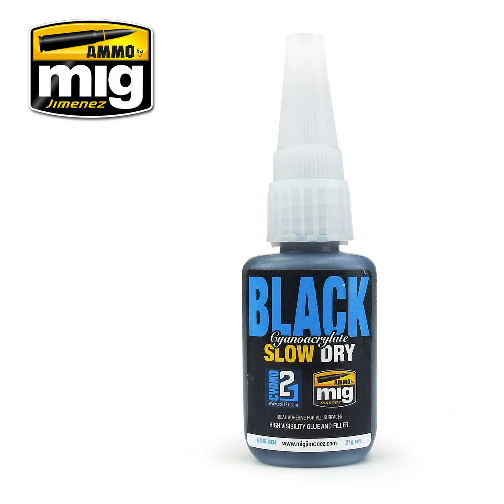 Black Slow Dry Cyanoacrylate