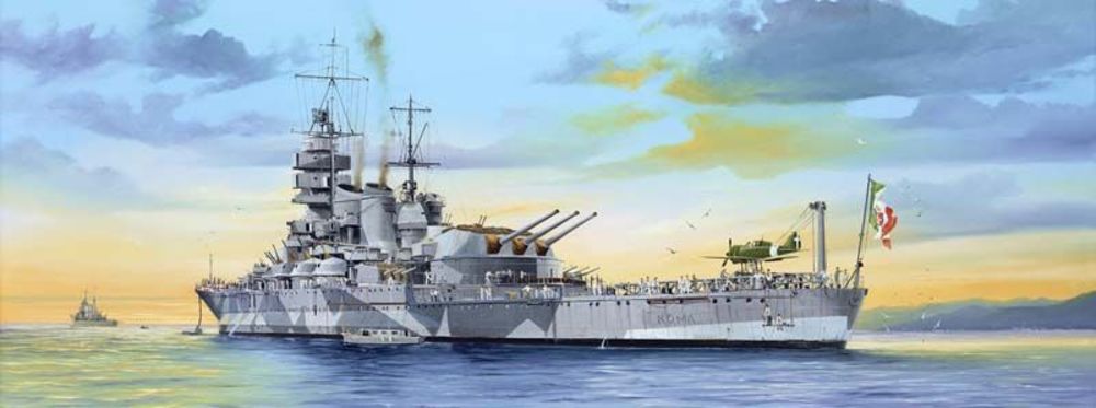 Italian Navy Battleship RN Roma