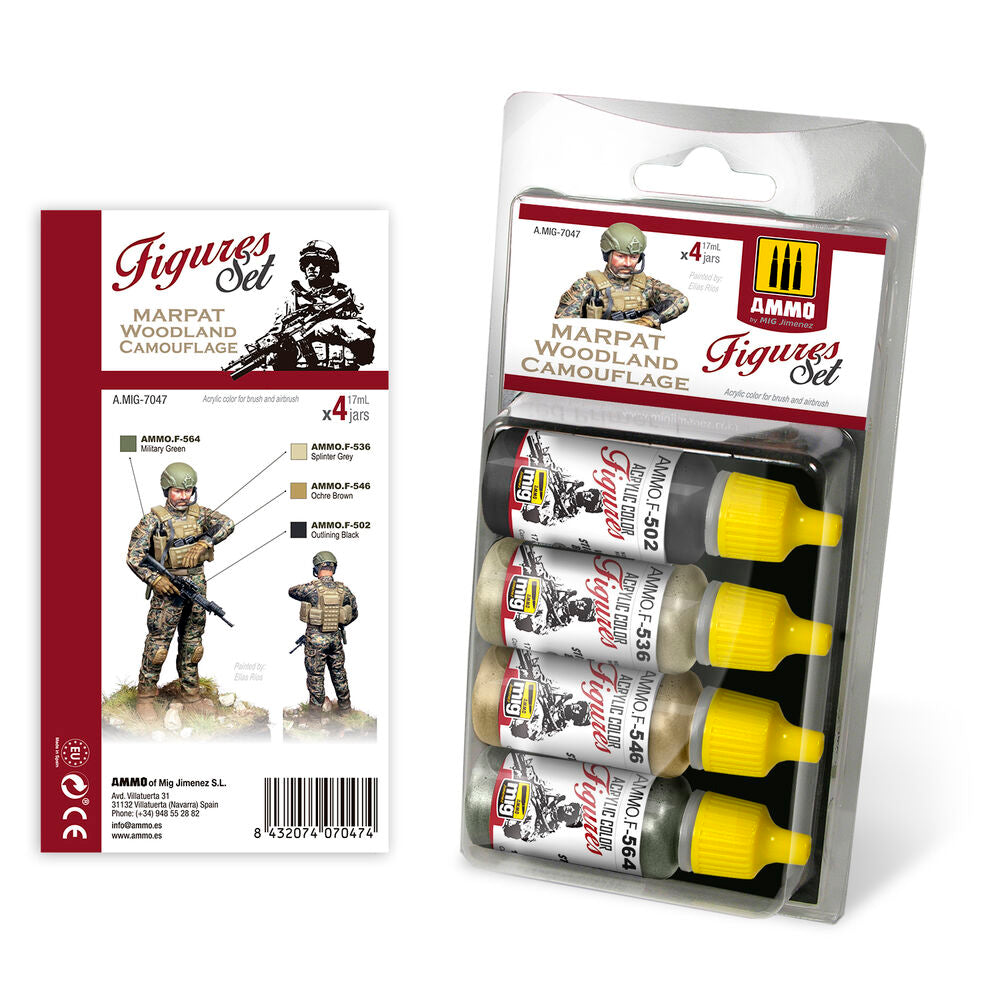 Marpat Woodland Camouflage Figures Set