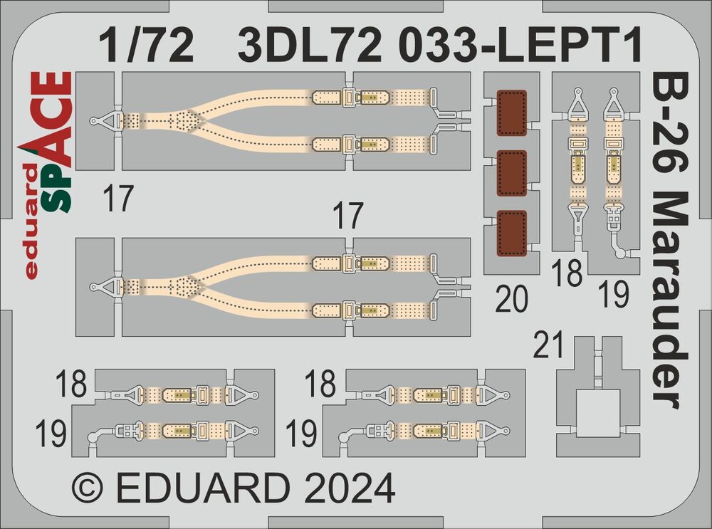 B-26 Marauder SPACE  HASEGAWA / EDUARD