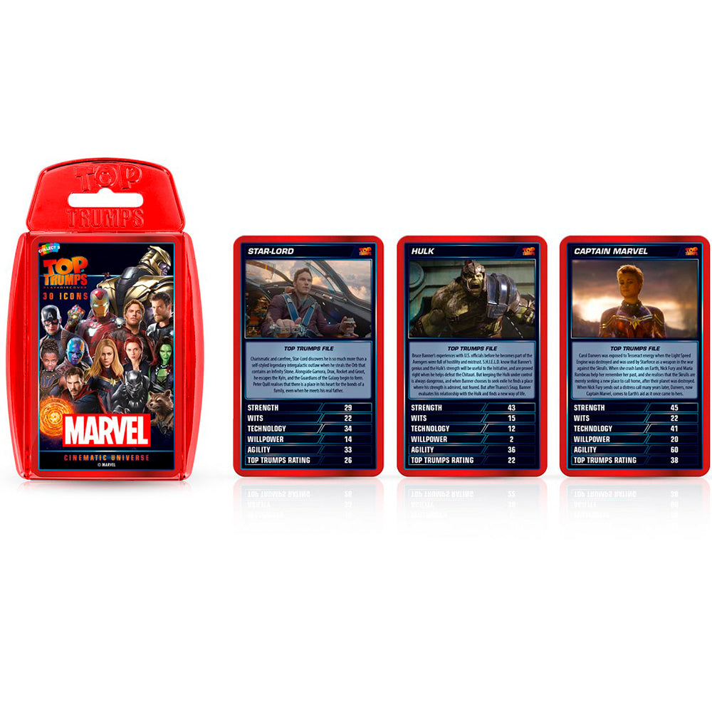 Winning Moves Marvel Cinematic Universe - Top Trumps Board Game