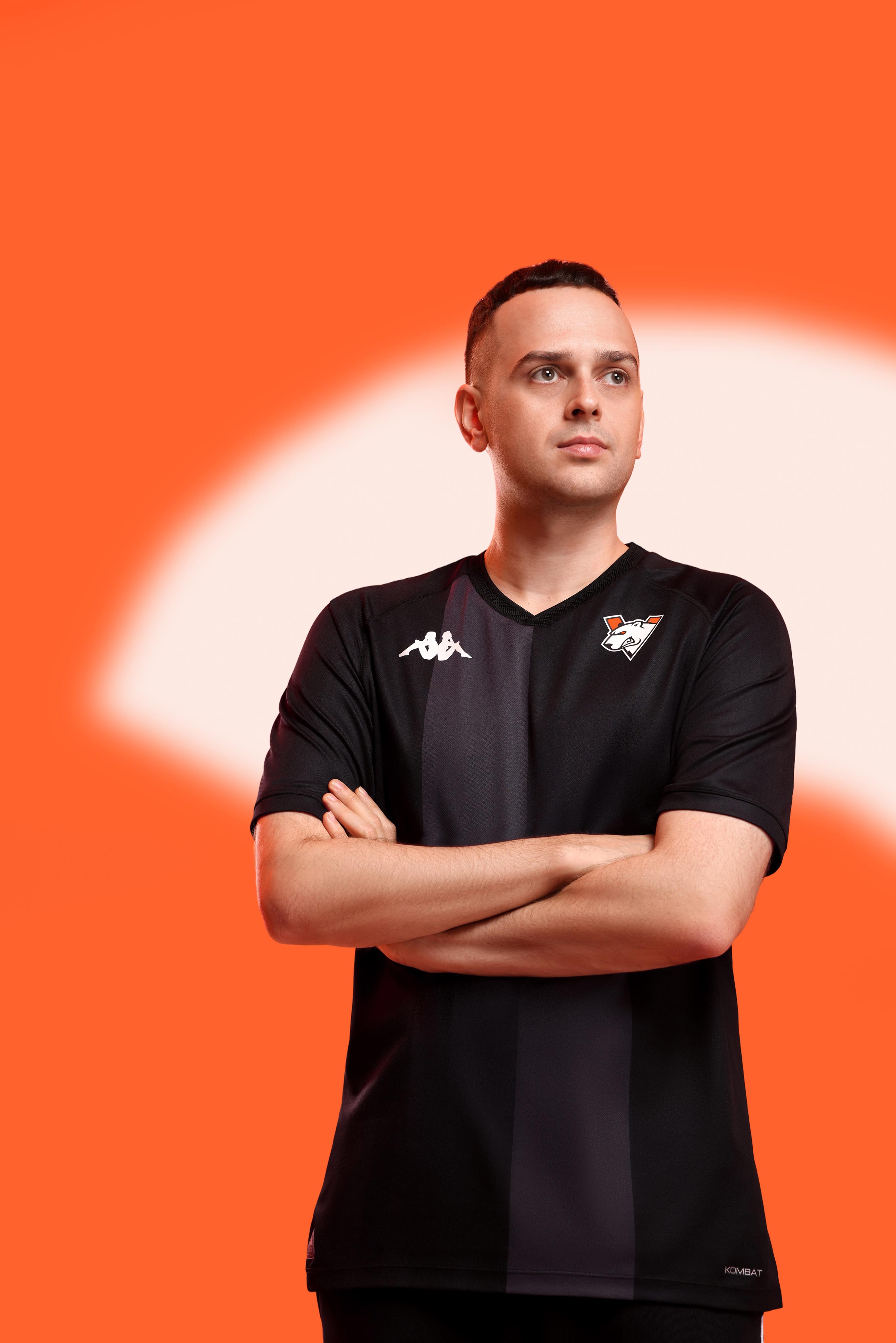 Virtus.pro Kappa jersey 2024/2025 black, size M