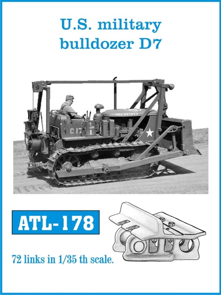 Tracks for U.S. military bulldozer D7