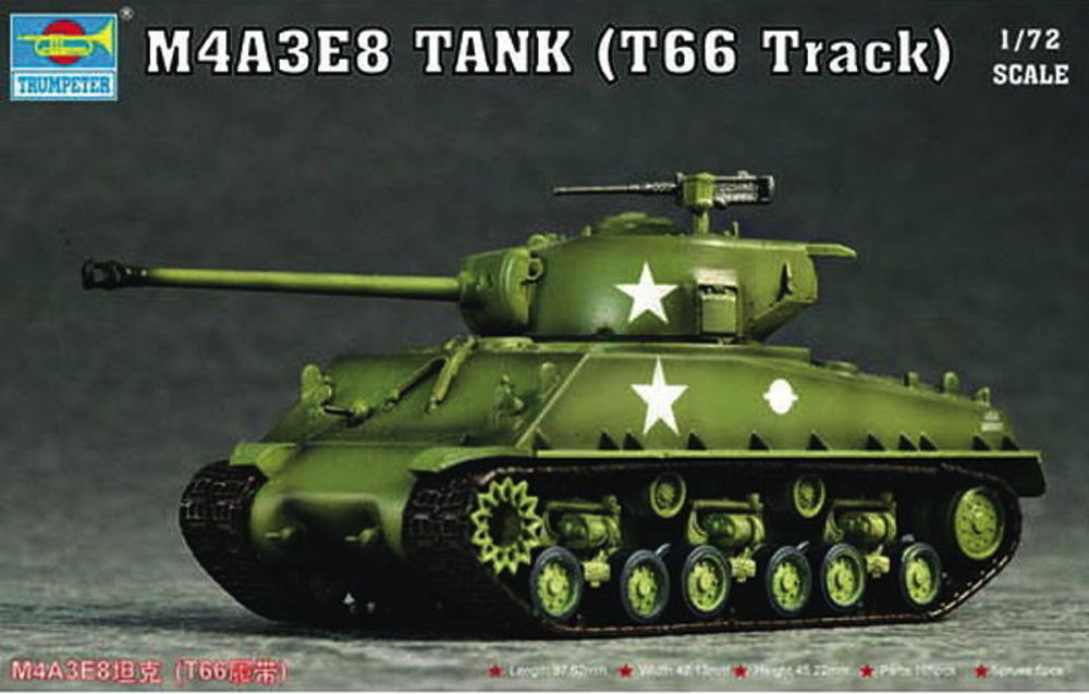 M4A3E8 Tank (T66 Track)