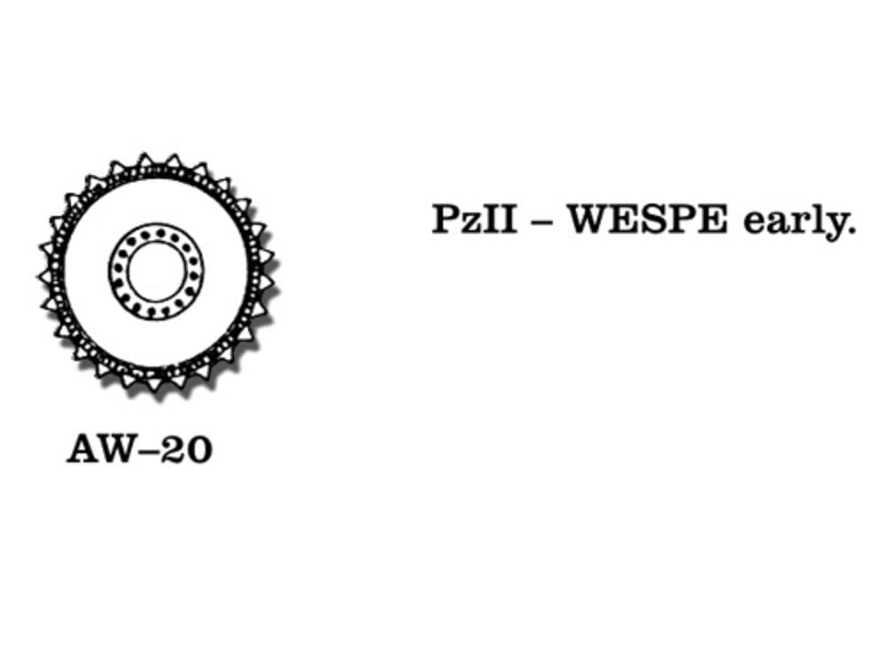 Tracks for Pz.II Wespe early