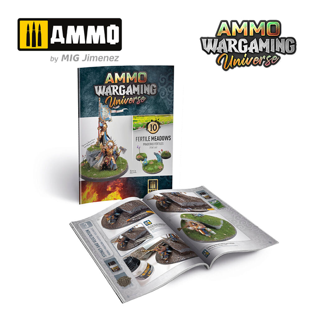 AMMO WARGAMING UNIVERSE Book 10 - Fertile Meadows (English, Castellano, Polski)