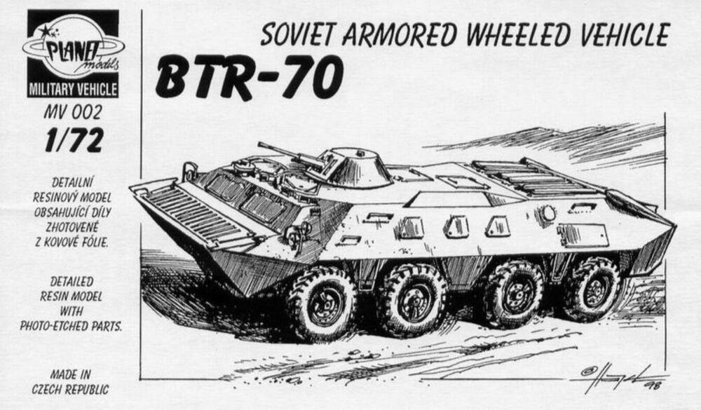 BTR-70 Arm. Vehicle, 4 Achser 18 Resin, Foto��tzteile.