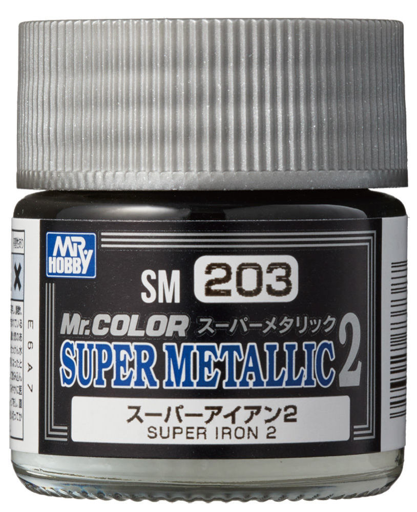 Mr Hobby -Gunze Mr. Color Super Metallic Colors II (10 ml) Super Iron II