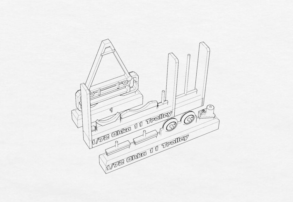 Trolley for Ohka model 11