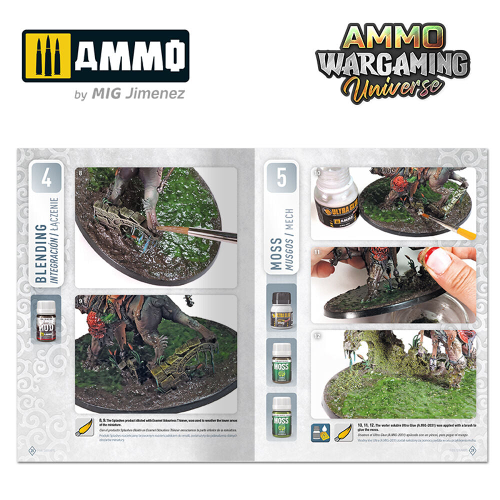 AMMO WARGAMING UNIVERSE Book 09 - Foul Swamps (English, Castellano, Polski)