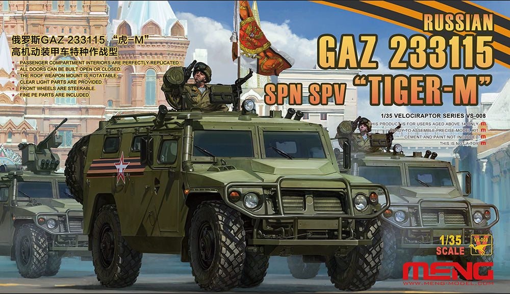 Russian GAZ 233115Tiger-M SPN SPV