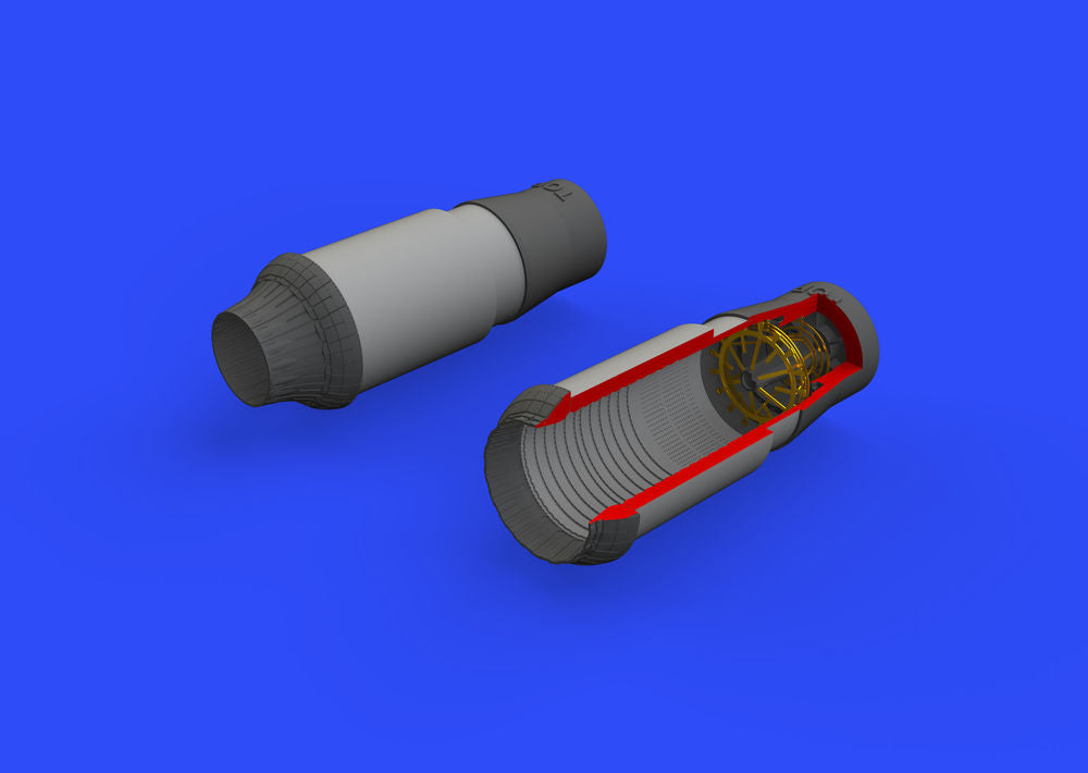 F-14A exhaust nozzles for Tamiya