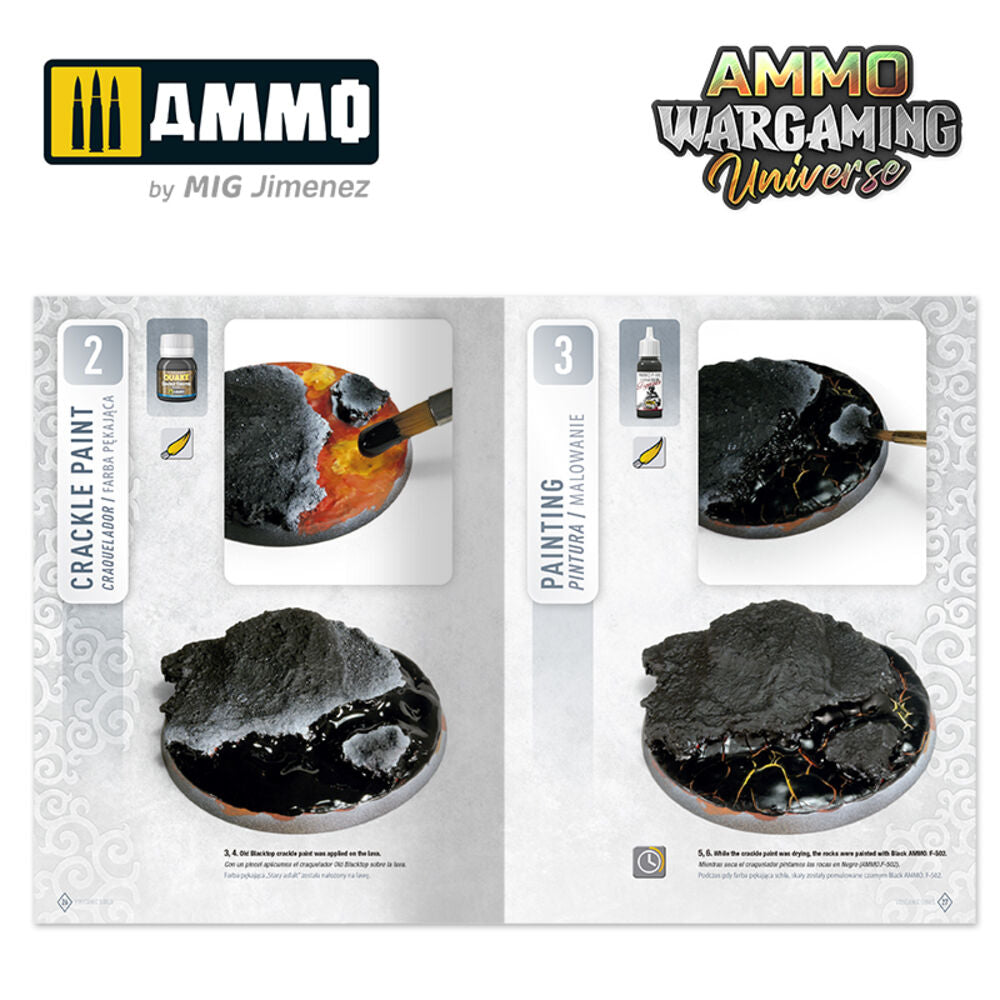 AMMO WARGAMING UNIVERSE Book 04 - Volcanic Soils (English, Castellano, Polski)