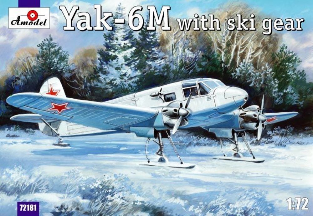 Yakovlev Yak-6M with ski gear