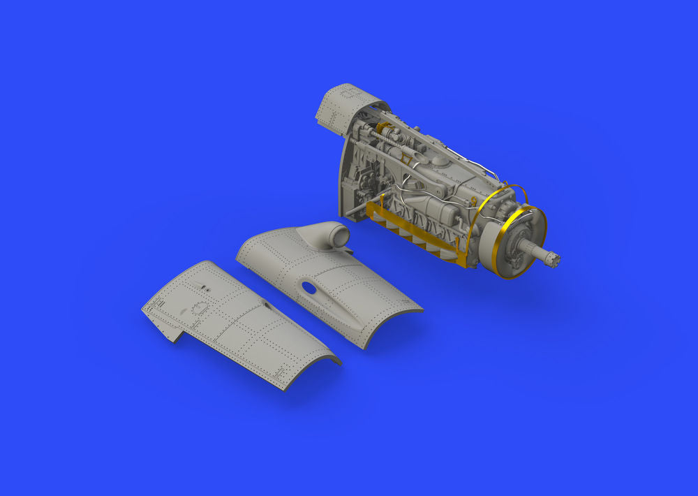 Bf 109F engine & fuselage guns f.Eduard