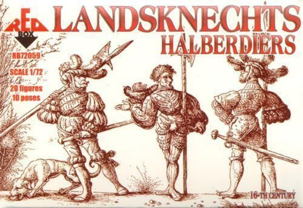 Landsknechts (Halberdiers),16th century