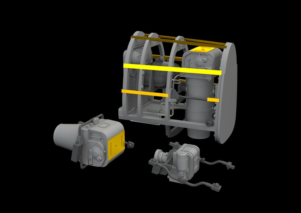 F-6D cameras 1/48 for EDUARD