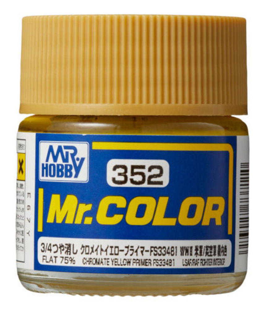 Mr Hobby -Gunze Mr. Color (10 ml) Chromate Yellow Primer FS33481