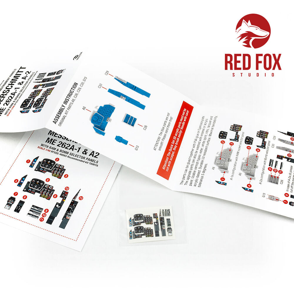 1/48 Messerschmitt Me 262A-1/A-2 with R4M & Bomb Selector (for Tamiya kit)
