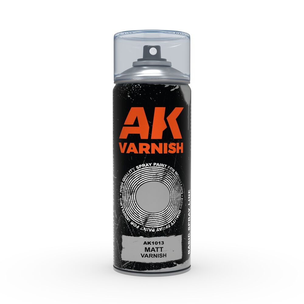 Matt Varnish - Spray 400ml (Includes 2 nozzles)