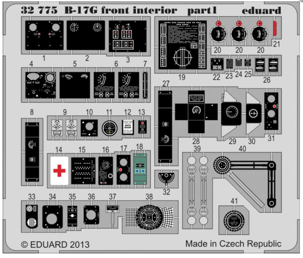 B-17G front interior S.A. for HK Models