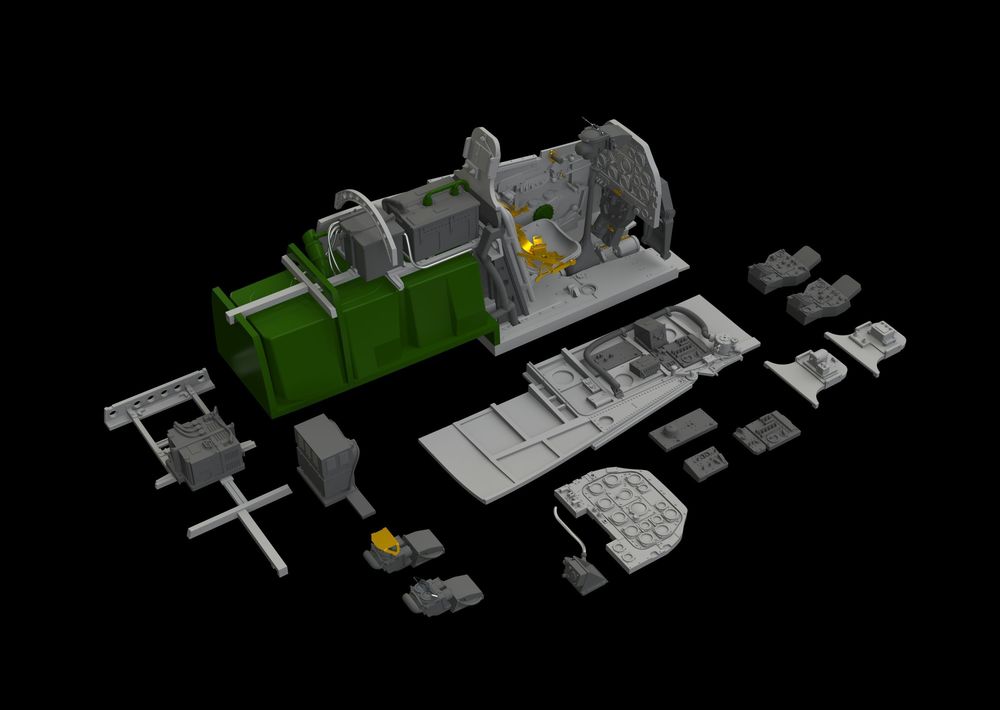 P-51D cockpit for Eduard