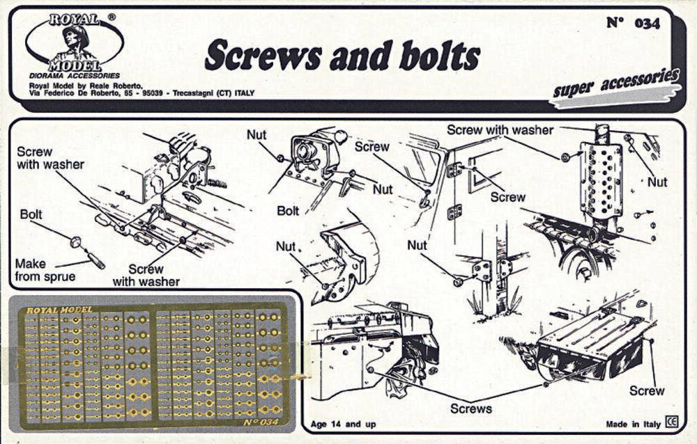 Screws and bolts