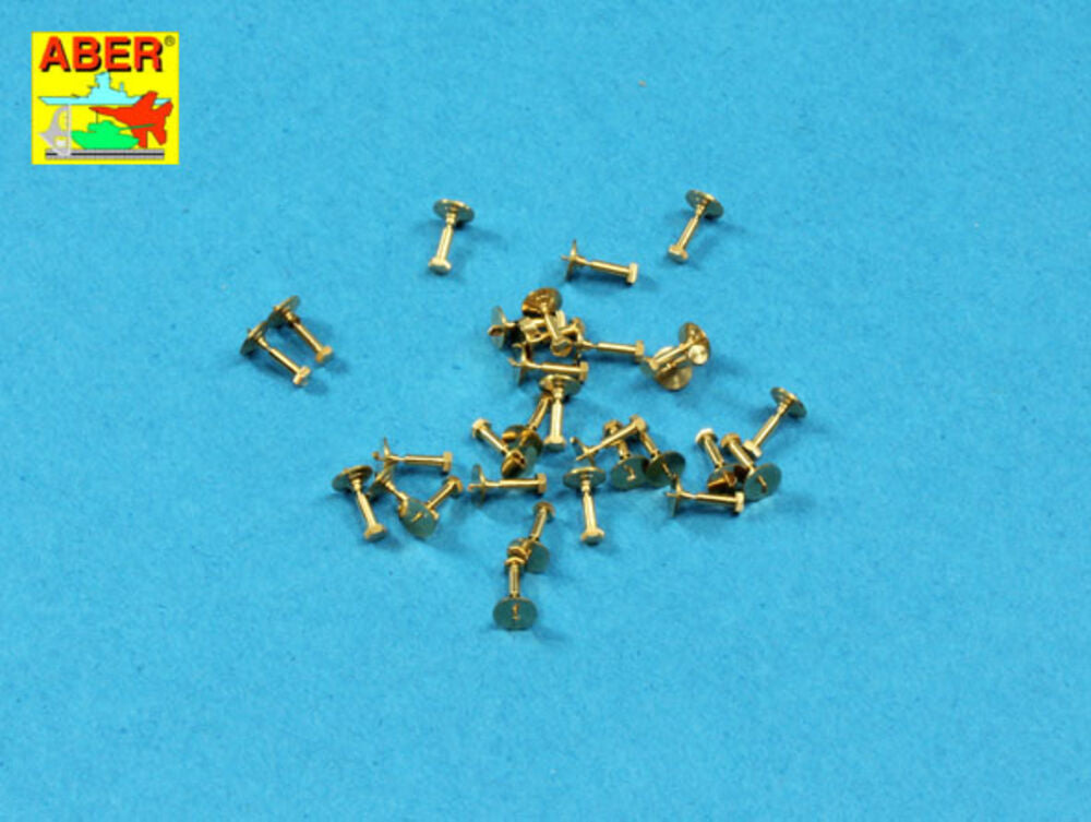 Turned Hexagonal bolts (1,34x2,60mm) x 30 pcs.