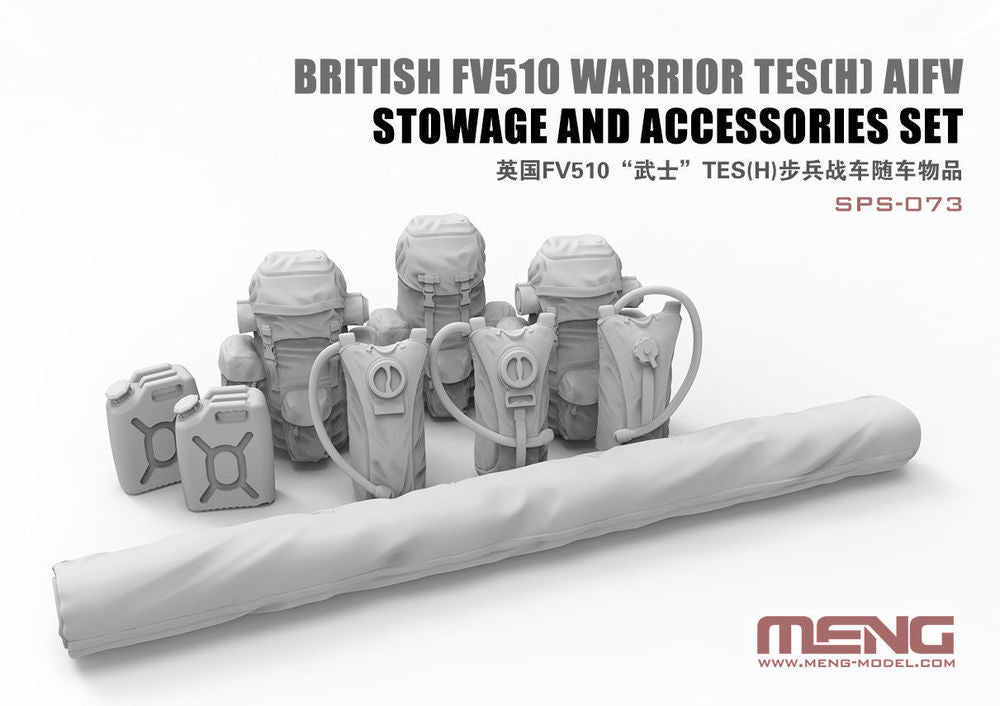 British FV510 Warrior TES(H) AIFV Stowage And Accessories Set (RESIN)