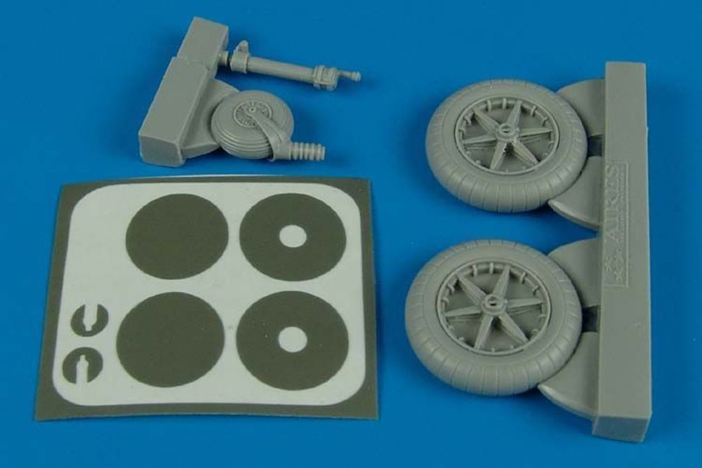 Bf 109F wheels & masks for Trumpeter