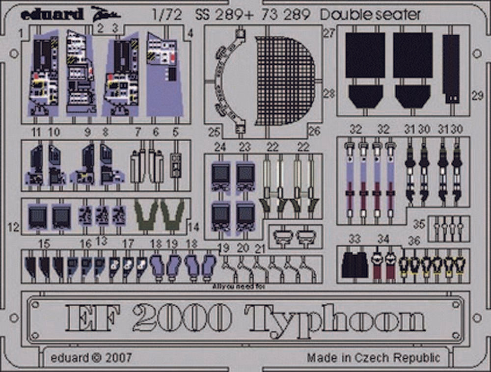 EF 2000 Typhoon Double seater f��r Revell-Bausatz