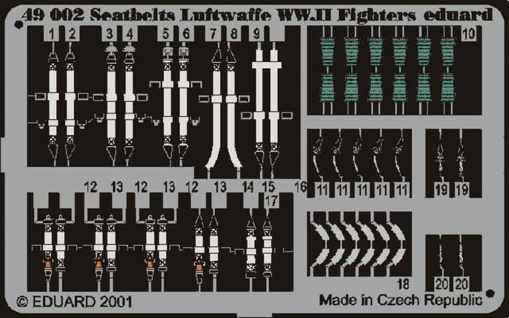 Sicherheitsgurte Luftwaffe WW II Fighter