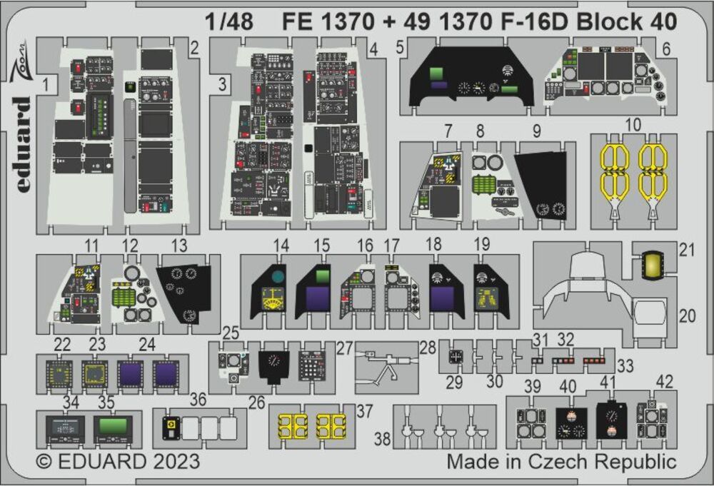 F-16D Block 40 1/48 KINETIC