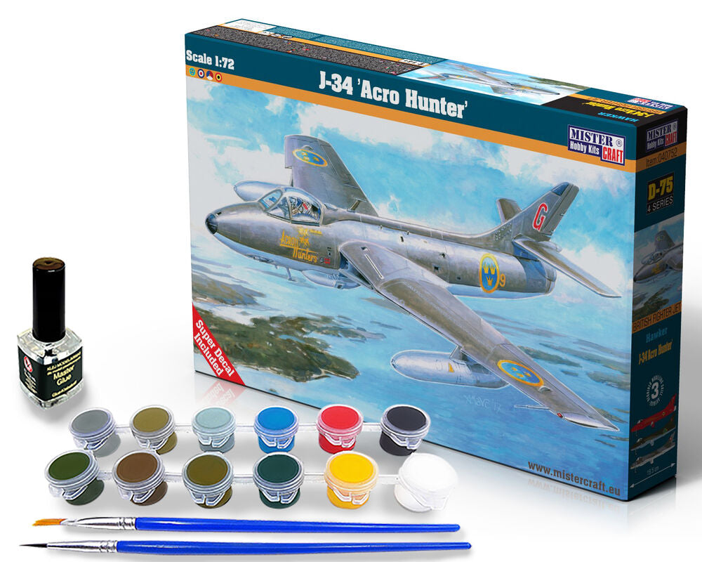 J-34 ACRO HUNTER   START SET