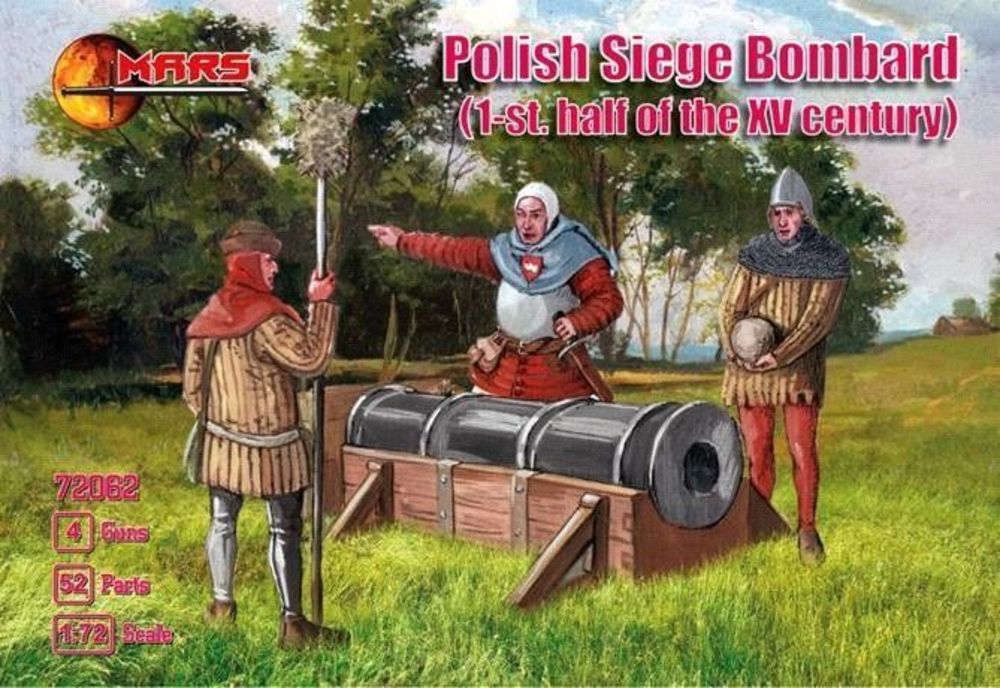 Polish siege bombard,1st half XV century