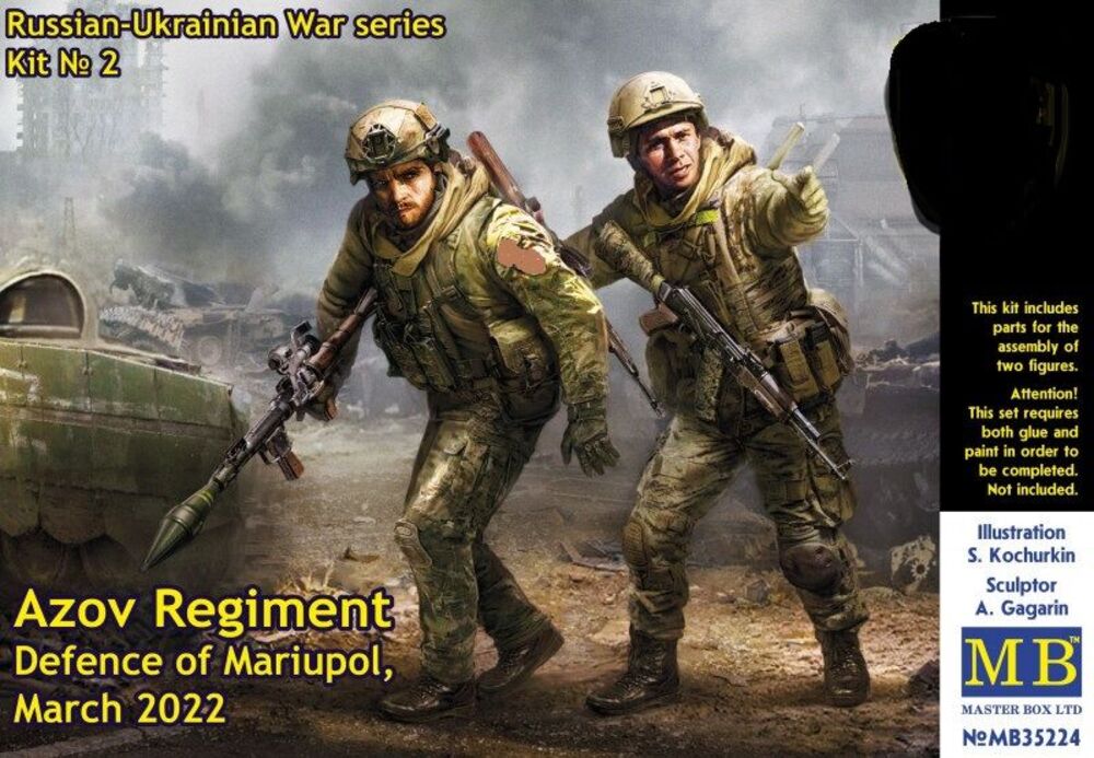 Russian-Ukrainian War series,Kit No 2.Azov Regiment,Defence of Mariupol,March20