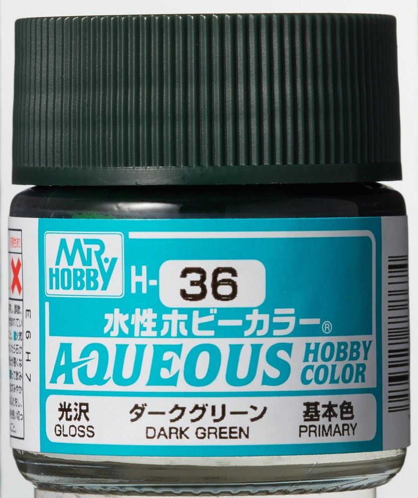 Mr Hobby -Gunze Aqueous Hobby Colors (10 ml) Dark Green