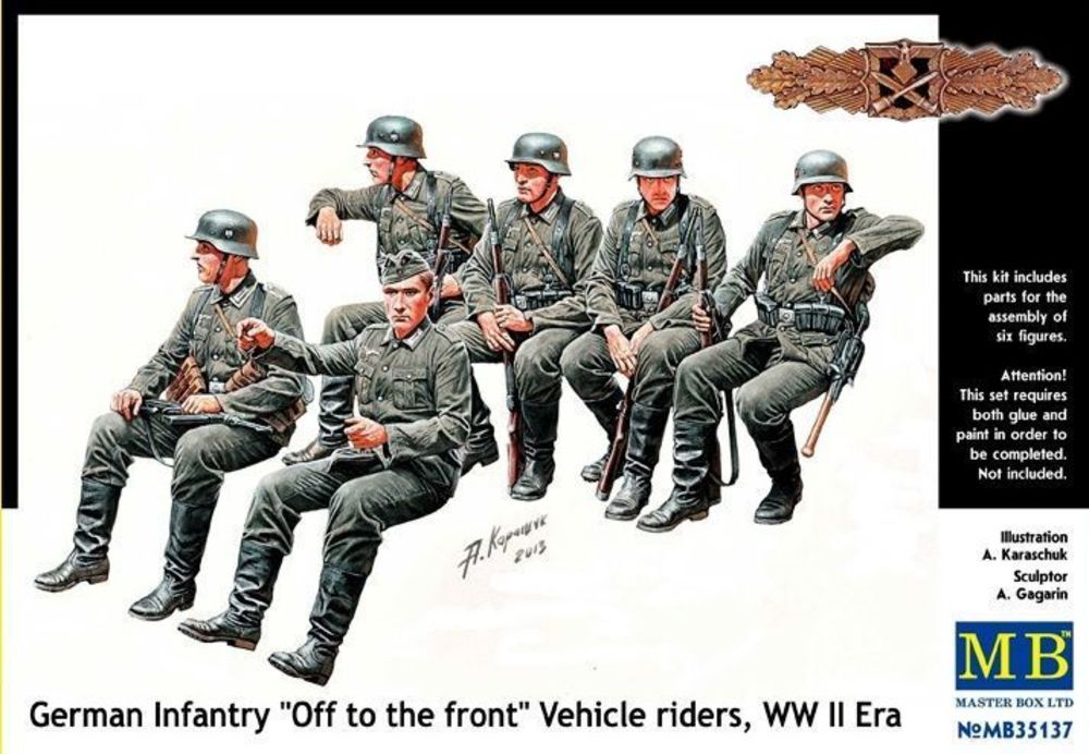 German infantry vehicle riders