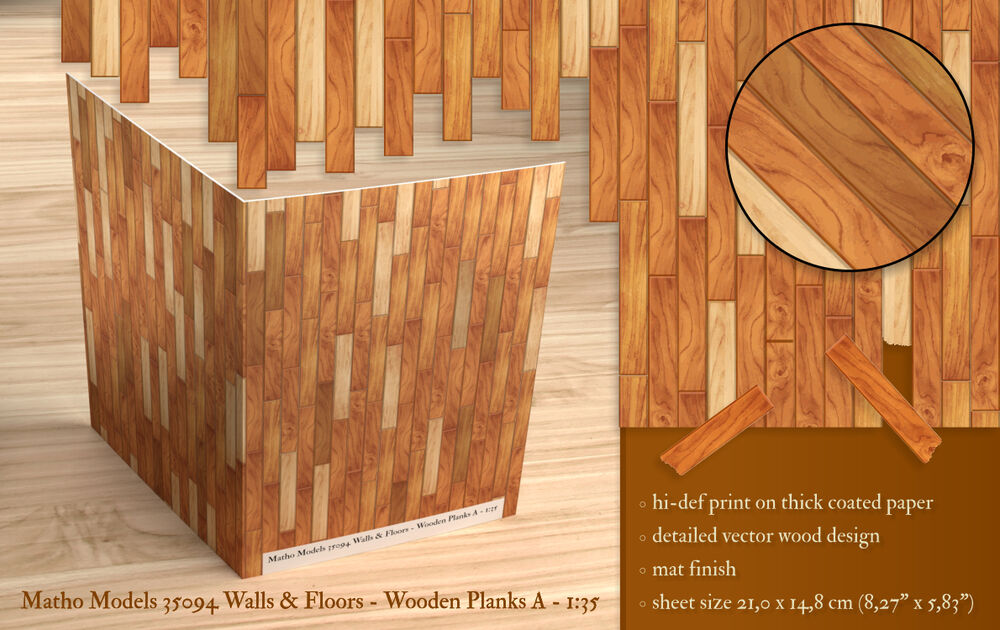 Walls & Floors - Wooden Planks A