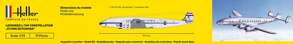 STARTER KIT 749 CONSTELLATION 'Flying Dutchman'