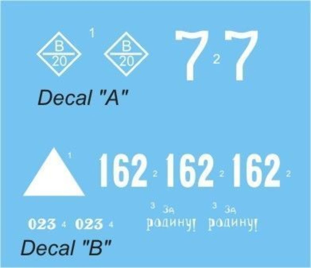 T-34/76 Krasnoe Sormovo decal sheet